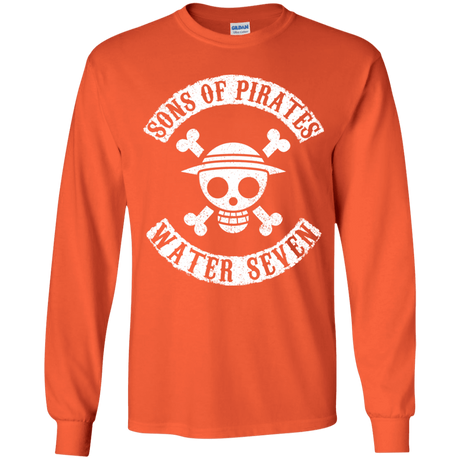 T-Shirts Orange / YS Sons of Pirates Youth Long Sleeve T-Shirt