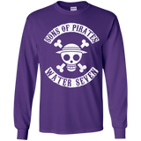 T-Shirts Purple / YS Sons of Pirates Youth Long Sleeve T-Shirt