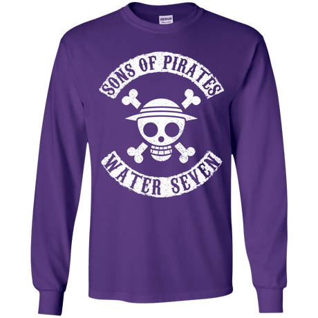 T-Shirts Purple / YS Sons of Pirates Youth Long Sleeve T-Shirt