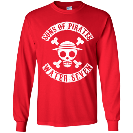 T-Shirts Red / YS Sons of Pirates Youth Long Sleeve T-Shirt