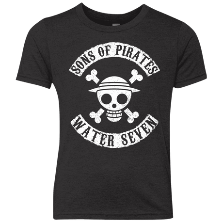 T-Shirts Vintage Black / YXS Sons of Pirates Youth Triblend T-Shirt