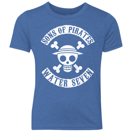 T-Shirts Vintage Royal / YXS Sons of Pirates Youth Triblend T-Shirt