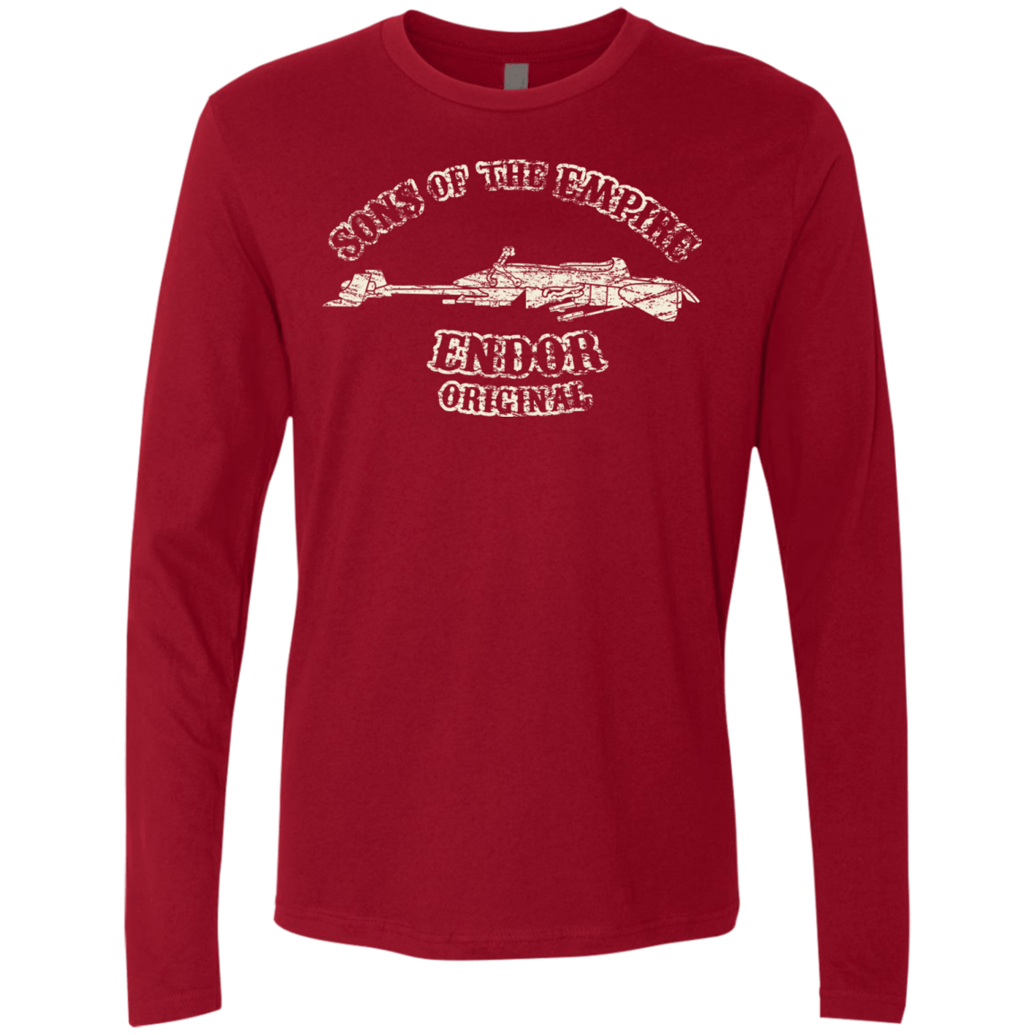 T-Shirts Cardinal / S Sons of the Empire Speeder Men's Premium Long Sleeve