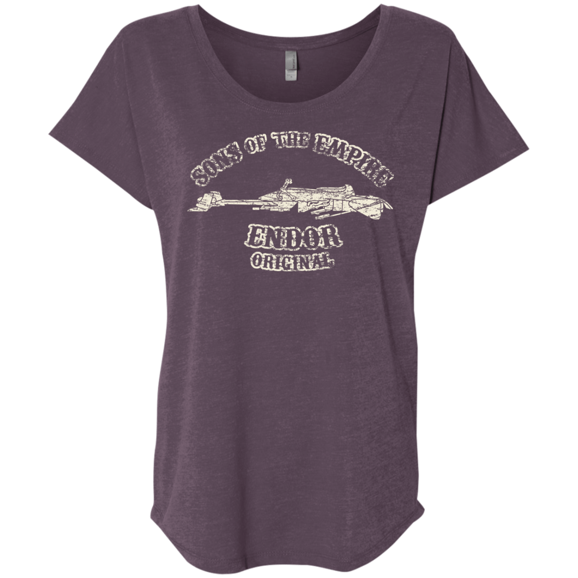 T-Shirts Vintage Purple / X-Small Sons of the Empire Speeder Triblend Dolman Sleeve