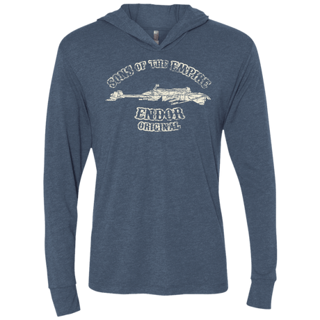 T-Shirts Indigo / X-Small Sons of the Empire Speeder Triblend Long Sleeve Hoodie Tee