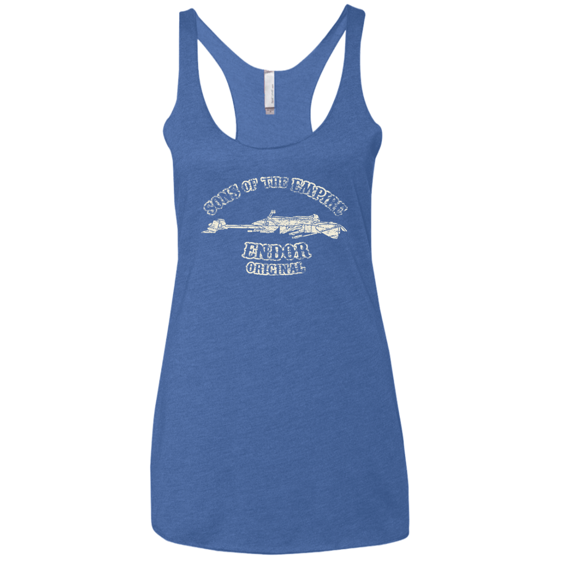 T-Shirts Vintage Royal / X-Small Sons of the Empire Speeder Women's Triblend Racerback Tank