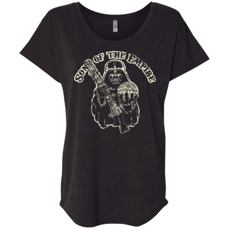 T-Shirts Vintage Black / X-Small Sons of the empire Triblend Dolman Sleeve