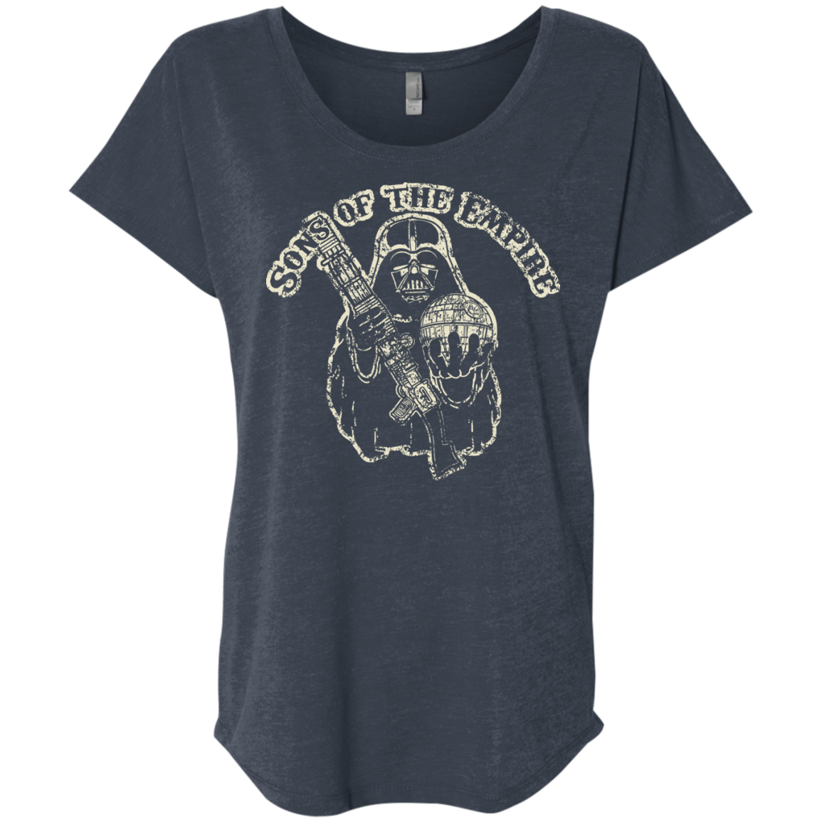 T-Shirts Vintage Navy / X-Small Sons of the empire Triblend Dolman Sleeve
