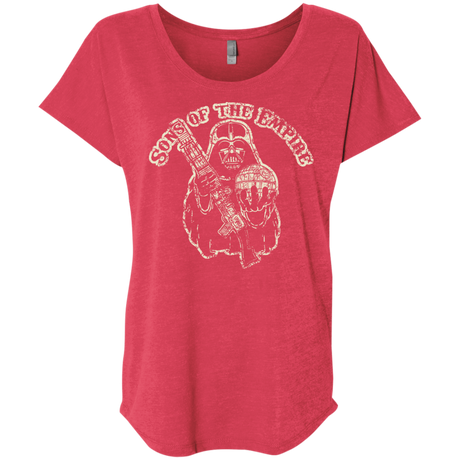 T-Shirts Vintage Red / X-Small Sons of the empire Triblend Dolman Sleeve