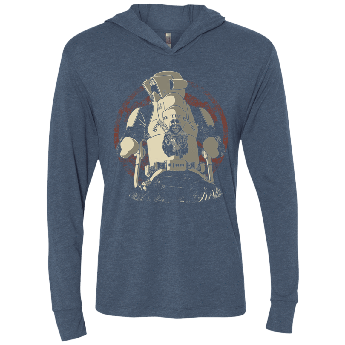 T-Shirts Indigo / X-Small Sons of the Empire Triblend Long Sleeve Hoodie Tee