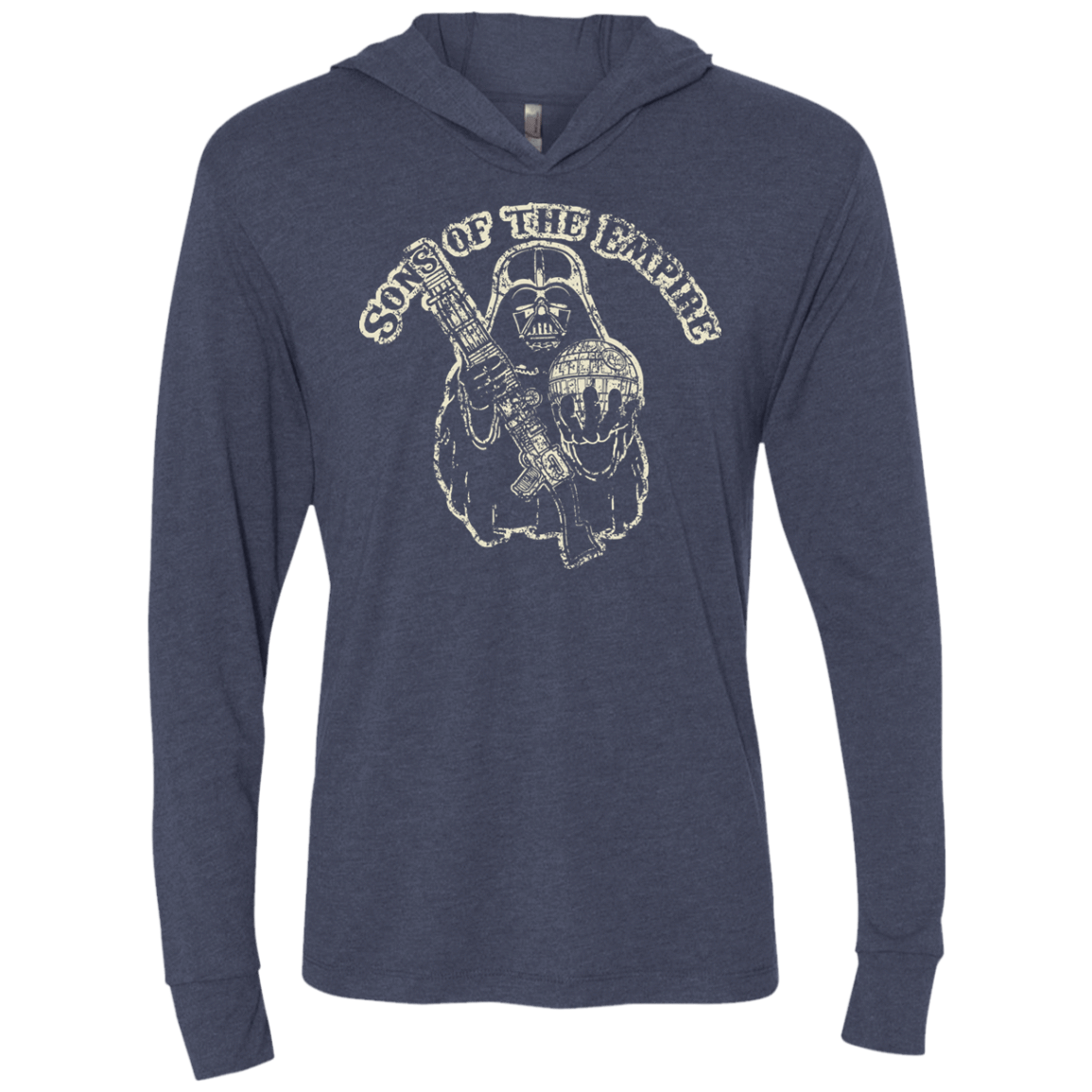 T-Shirts Vintage Navy / X-Small Sons of the empire Triblend Long Sleeve Hoodie Tee