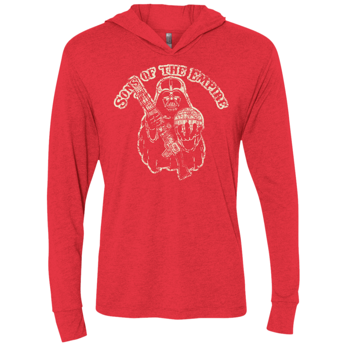 T-Shirts Vintage Red / X-Small Sons of the empire Triblend Long Sleeve Hoodie Tee