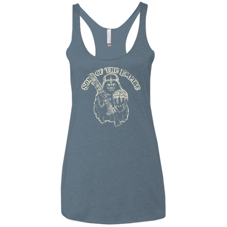 T-Shirts Indigo / X-Small Sons of the empire Women's Triblend Racerback Tank