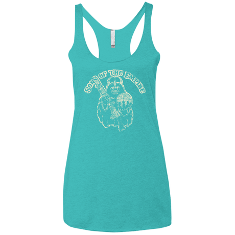 T-Shirts Tahiti Blue / X-Small Sons of the empire Women's Triblend Racerback Tank