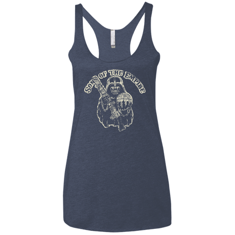 T-Shirts Vintage Navy / X-Small Sons of the empire Women's Triblend Racerback Tank