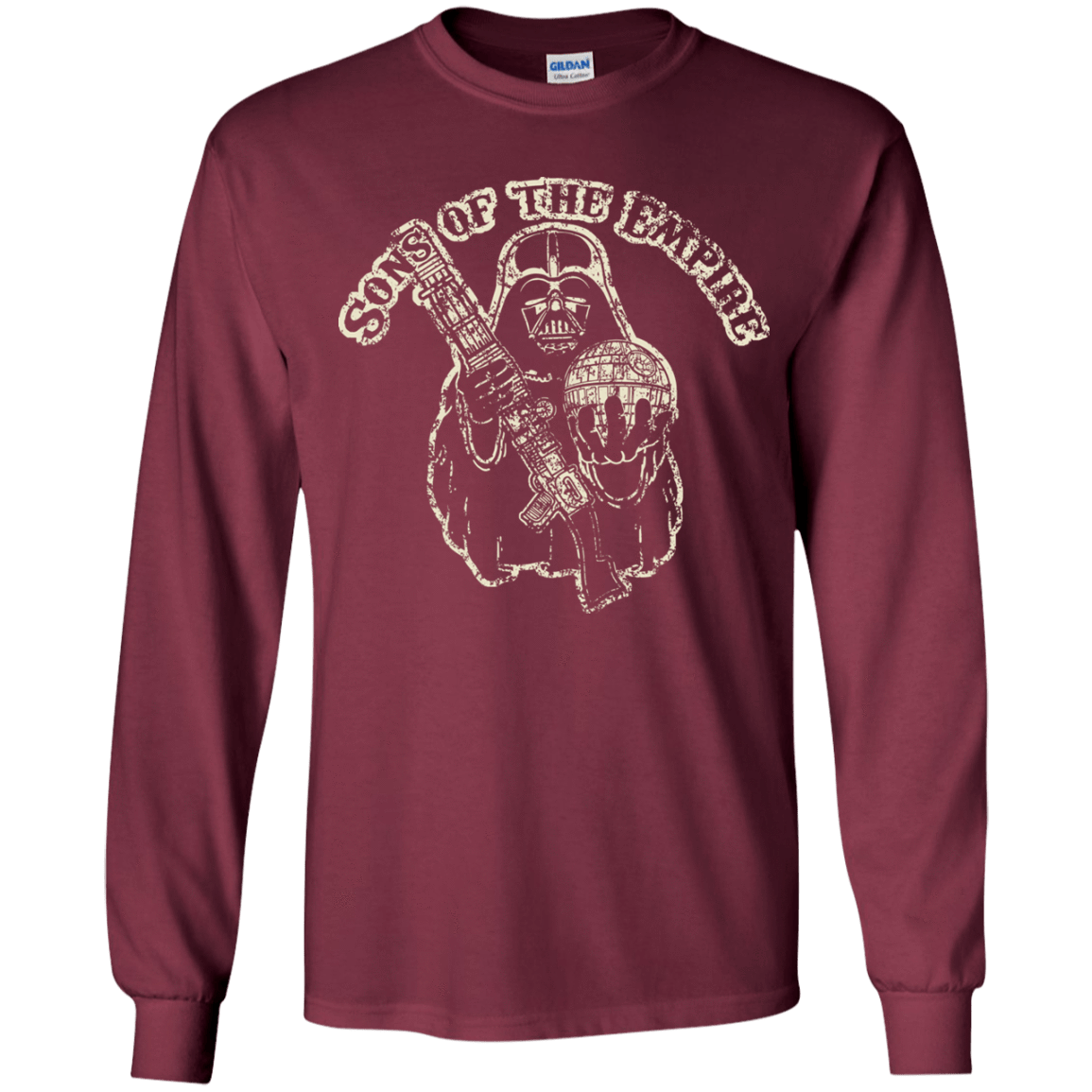 T-Shirts Maroon / YS Sons of the empire Youth Long Sleeve T-Shirt