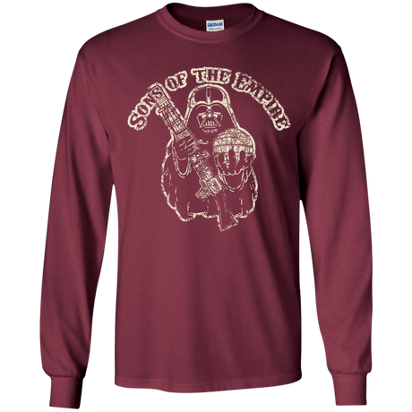 T-Shirts Maroon / YS Sons of the empire Youth Long Sleeve T-Shirt