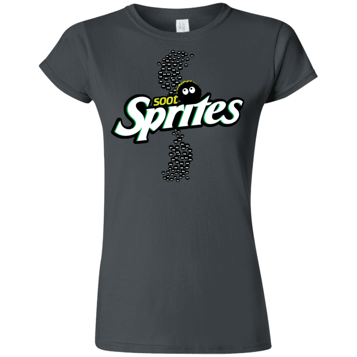 T-Shirts Charcoal / S Soot Sprites Junior Slimmer-Fit T-Shirt