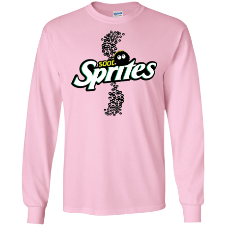 T-Shirts Light Pink / S Soot Sprites Men's Long Sleeve T-Shirt