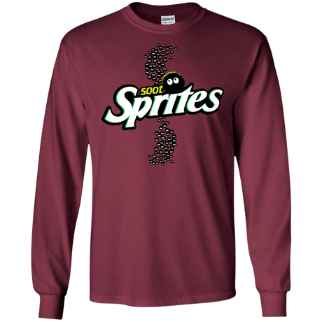 T-Shirts Maroon / S Soot Sprites Men's Long Sleeve T-Shirt