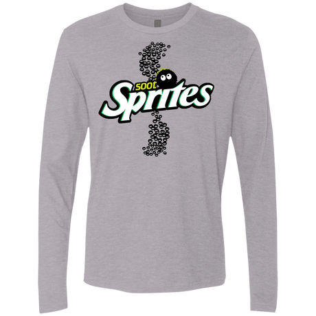 T-Shirts Heather Grey / S Soot Sprites Men's Premium Long Sleeve