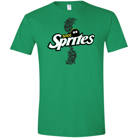 T-Shirts Heather Irish Green / S Soot Sprites Men's Semi-Fitted Softstyle