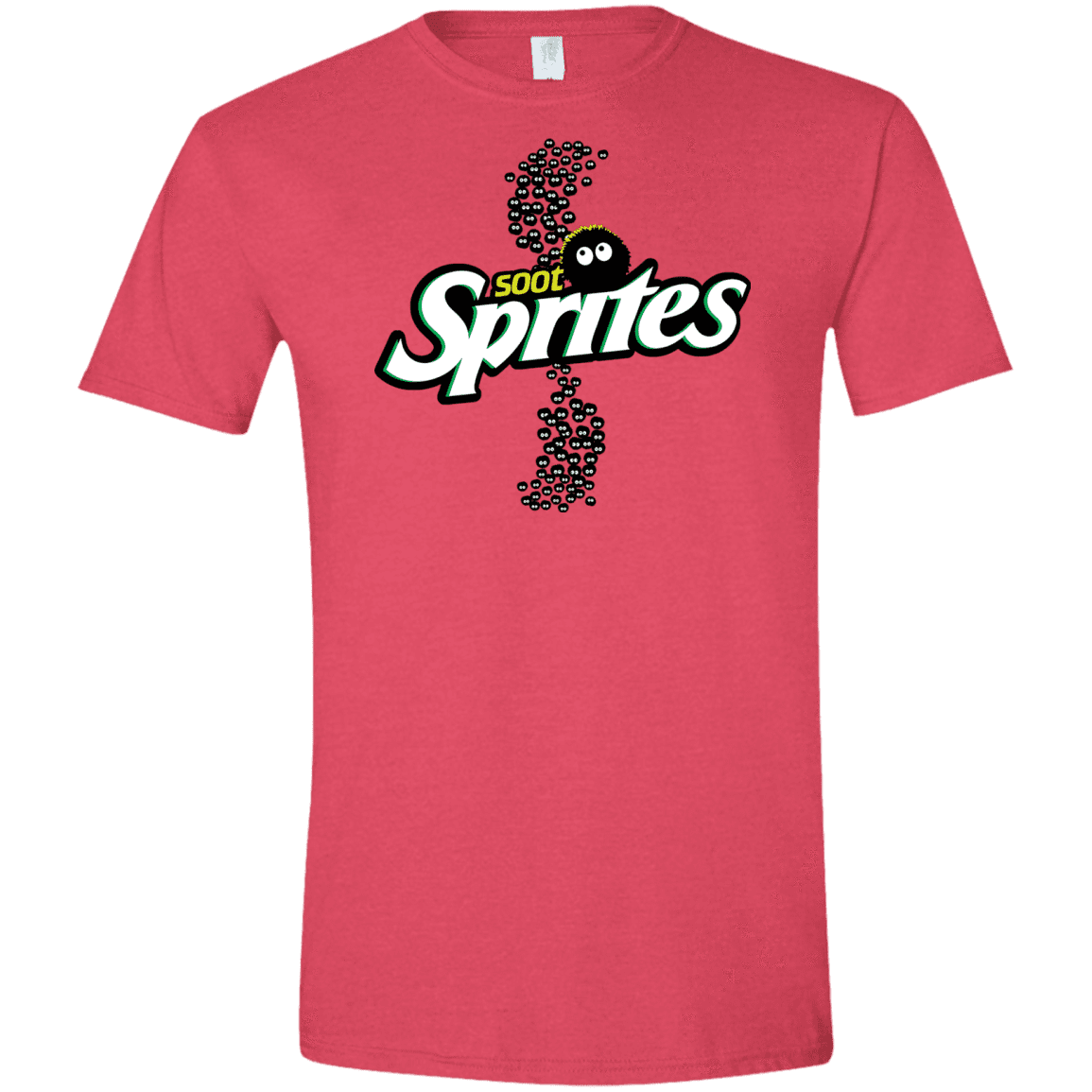 T-Shirts Heather Red / S Soot Sprites Men's Semi-Fitted Softstyle