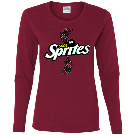 T-Shirts Cardinal / S Soot Sprites Women's Long Sleeve T-Shirt