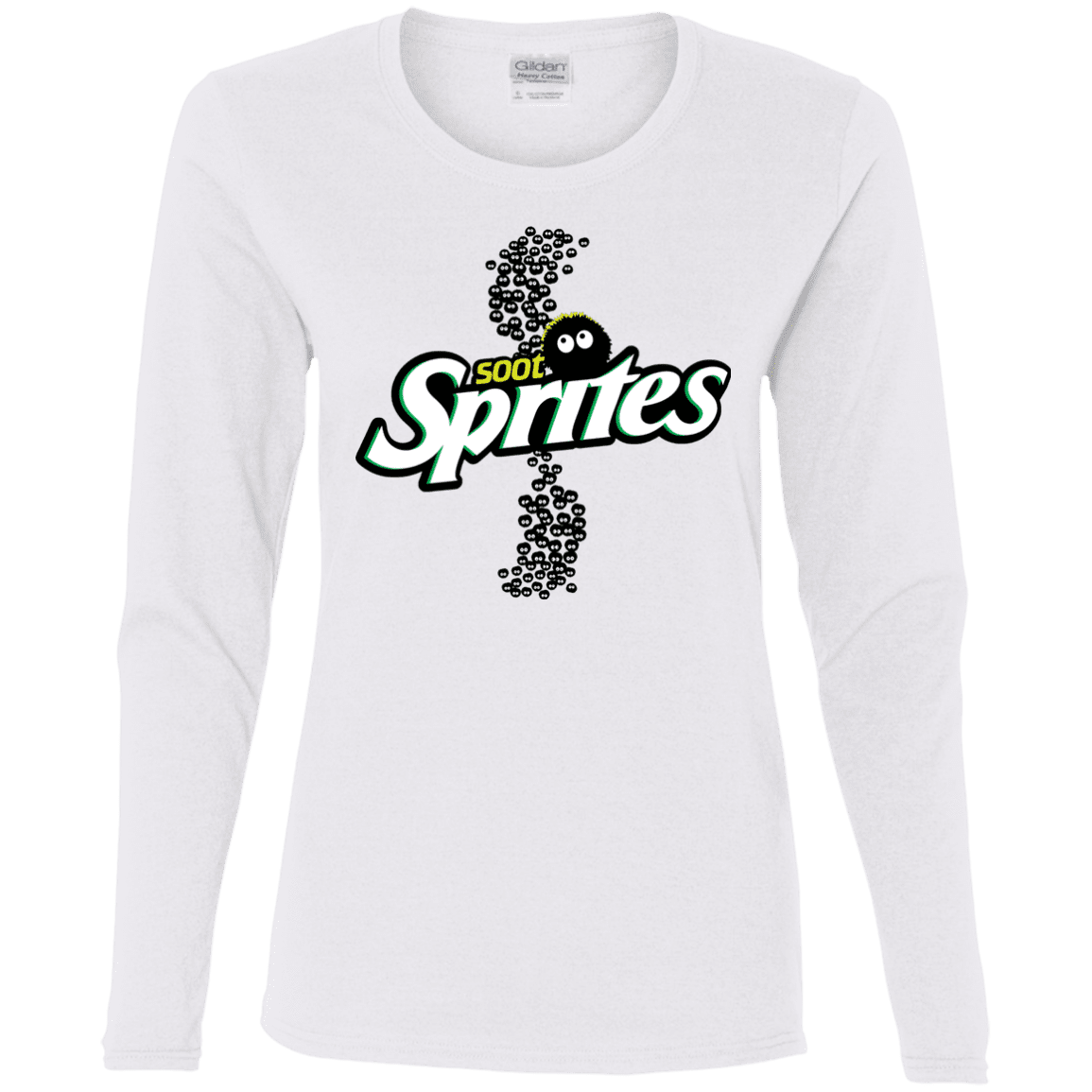 T-Shirts White / S Soot Sprites Women's Long Sleeve T-Shirt