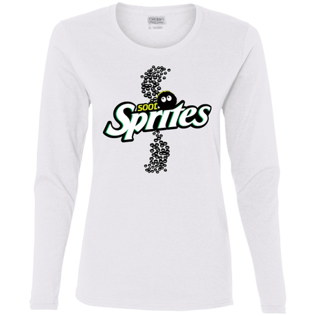 T-Shirts White / S Soot Sprites Women's Long Sleeve T-Shirt