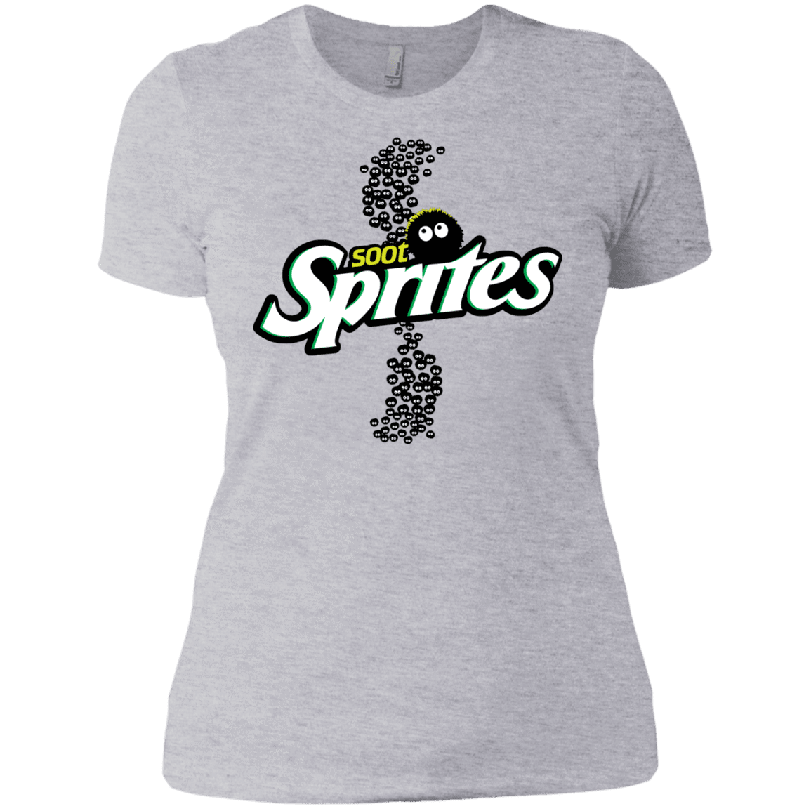 T-Shirts Heather Grey / X-Small Soot Sprites Women's Premium T-Shirt