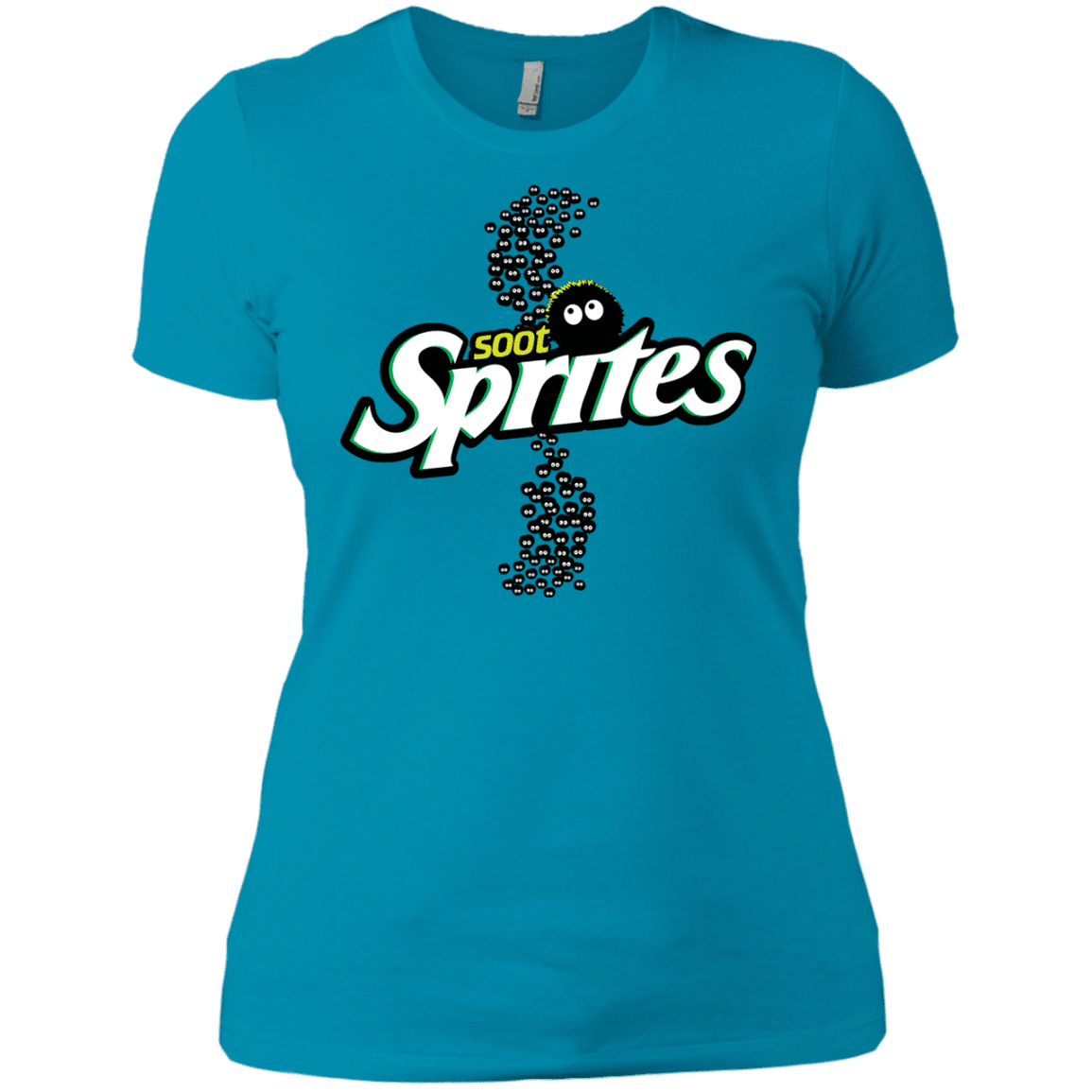 T-Shirts Turquoise / X-Small Soot Sprites Women's Premium T-Shirt