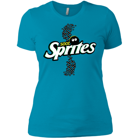 T-Shirts Turquoise / X-Small Soot Sprites Women's Premium T-Shirt