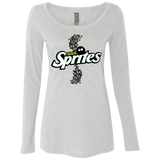 T-Shirts Heather White / S Soot Sprites Women's Triblend Long Sleeve Shirt