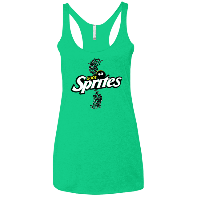 T-Shirts Envy / X-Small Soot Sprites Women's Triblend Racerback Tank