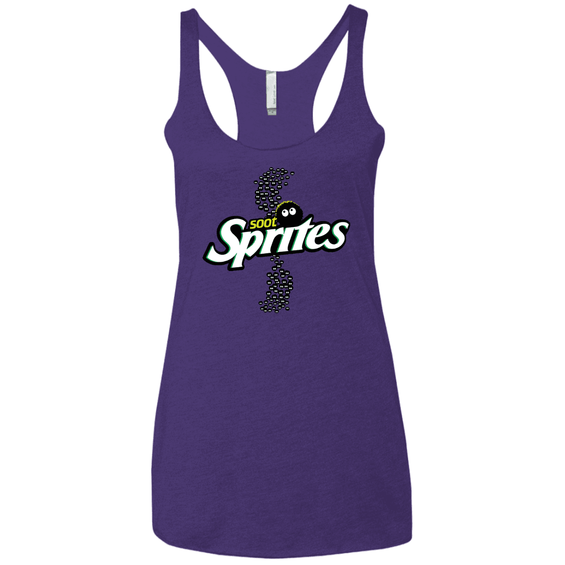 T-Shirts Purple Rush / X-Small Soot Sprites Women's Triblend Racerback Tank