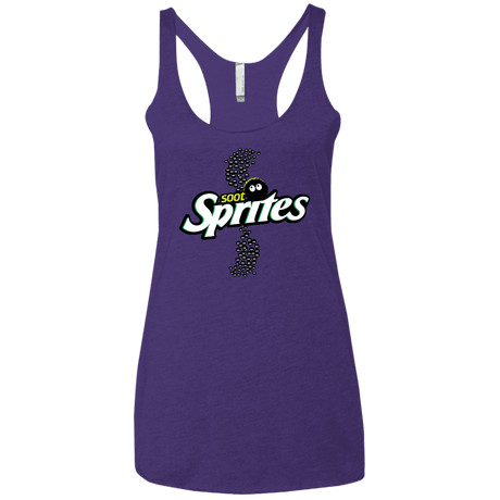 T-Shirts Purple Rush / X-Small Soot Sprites Women's Triblend Racerback Tank