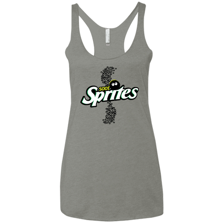 T-Shirts Venetian Grey / X-Small Soot Sprites Women's Triblend Racerback Tank