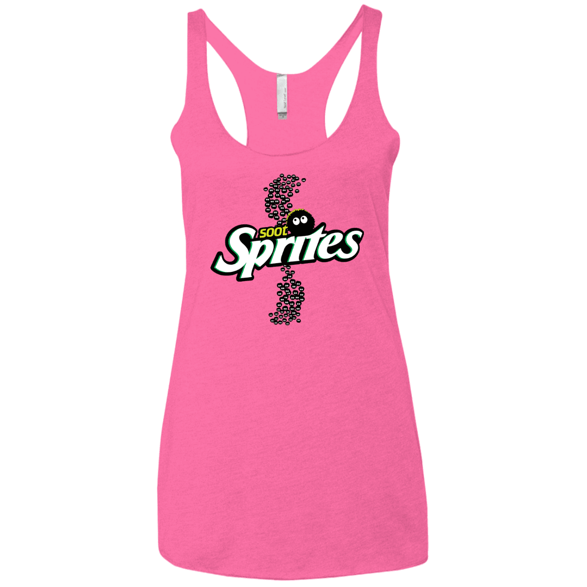 T-Shirts Vintage Pink / X-Small Soot Sprites Women's Triblend Racerback Tank