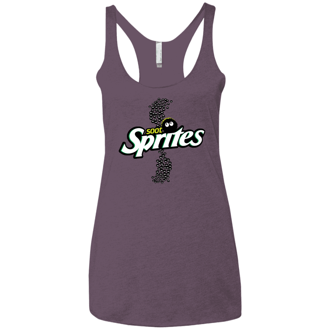 T-Shirts Vintage Purple / X-Small Soot Sprites Women's Triblend Racerback Tank