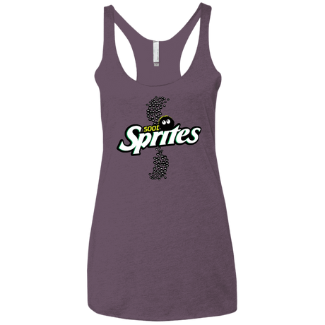 T-Shirts Vintage Purple / X-Small Soot Sprites Women's Triblend Racerback Tank