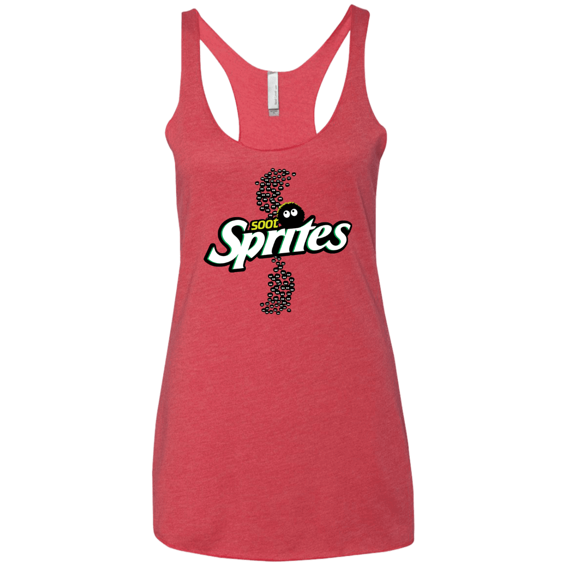 T-Shirts Vintage Red / X-Small Soot Sprites Women's Triblend Racerback Tank