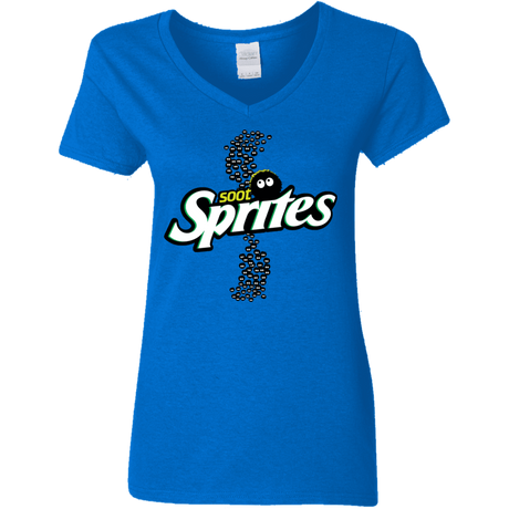 T-Shirts Royal / S Soot Sprites Women's V-Neck T-Shirt