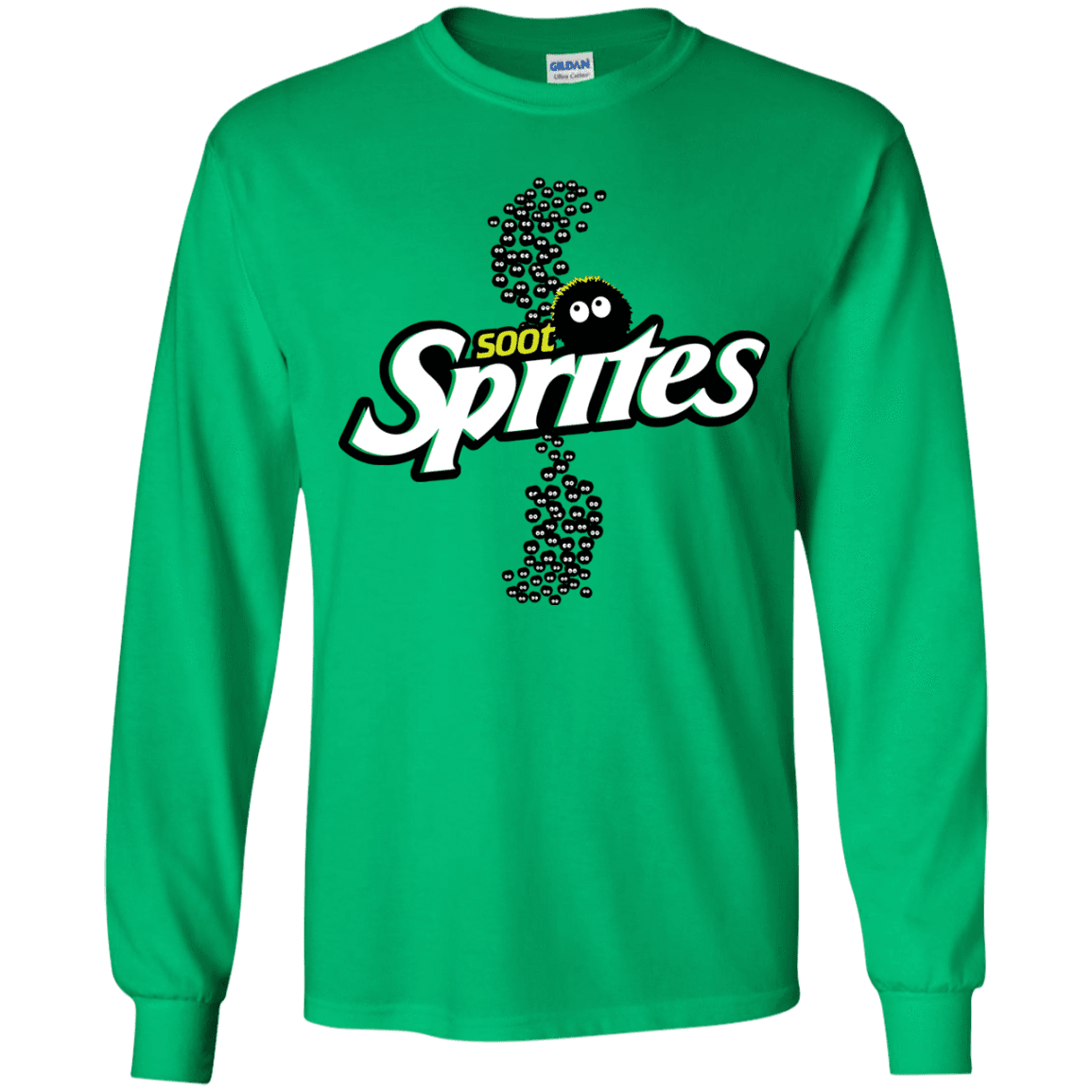 T-Shirts Irish Green / YS Soot Sprites Youth Long Sleeve T-Shirt