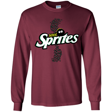 T-Shirts Maroon / YS Soot Sprites Youth Long Sleeve T-Shirt