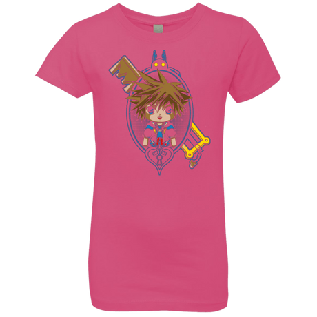 T-Shirts Hot Pink / YXS Sora Portrait Girls Premium T-Shirt