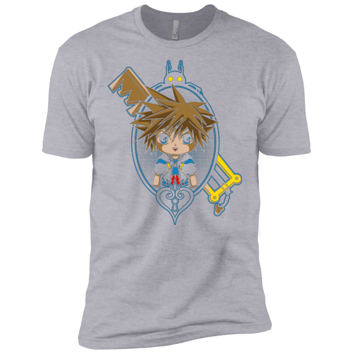 T-Shirts Heather Grey / X-Small Sora Portrait Men's Premium T-Shirt