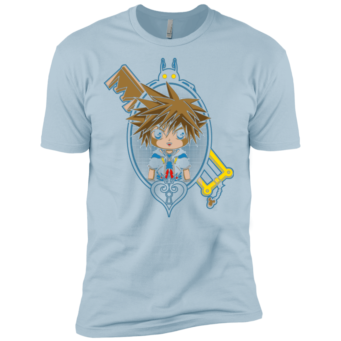 T-Shirts Light Blue / X-Small Sora Portrait Men's Premium T-Shirt