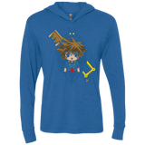 T-Shirts Vintage Royal / X-Small Sora Portrait Triblend Long Sleeve Hoodie Tee