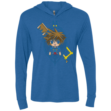 T-Shirts Vintage Royal / X-Small Sora Portrait Triblend Long Sleeve Hoodie Tee